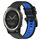 Per Garmin D2 Charlie 26mm Cinturino sportivo in silicone bicolore (nero + blu) Per Garmin D2 Charlie 26mm Cinturino sportivo in silicone bicolore (nero + blu)