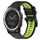 Per Garmin D2 Charlie 26mm Cinturino sportivo in silicone bicolore (nero + verde lime) Per Garmin D2 Charlie 26mm Cinturino sportivo in silicone bicolore (nero + verde lime)