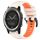 Per Garmin D2 Charlie 26mm Cinturino sportivo in silicone bicolore (Starlight + Orange) Per Garmin D2 Charlie 26mm Cinturino sportivo in silicone bicolore (Starlight + Orange)