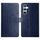 Per Samsung Galaxy M34 5G Custodia in pelle con motivo a forma di Y (blu)