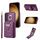 Per Samsung Galaxy S23 + 5G Custodia per telefono con porta carte verticale con doppio cordino (viola scuro) Per Samsung Galaxy S23 + 5G Custodia per telefono con porta carte verticale con doppio cordino (viola scuro)