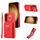 Per Samsung Galaxy S23 + 5G Custodia per telefono con porta carte verticale con doppio cordino (rosso) Per Samsung Galaxy S23 + 5G Custodia per telefono con porta carte verticale con doppio cordino (rosso)