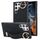 Per Samsung Galaxy S22 Ultra Custodia per telefono in PU con anello a copertura totale antiscivolo con cinturino (nero) Per Samsung Galaxy S22 Ultra Custodia per telefono in PU con anello a copertura totale antiscivolo con cinturino (nero)