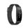 Per Fitbit Inspire 3 cinturino in acciaio inossidabile con fibbia a maglia fine (nero)