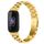 Per Fitbit Inspire 3 Cinturino per orologio in acciaio inossidabile con fibbia piatta a tre perline (oro) Per Fitbit Inspire 3 Cinturino per orologio in acciaio inossidabile con fibbia piatta a tre perline (oro)