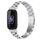 Per Fitbit Inspire 3 Cinturino per orologio in acciaio inossidabile con fibbia piatta a tre perline (argento) Per Fitbit Inspire 3 Cinturino per orologio in acciaio inossidabile con fibbia piatta a tre perline (argento)