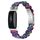 Per cinturino di ricambio in resina ovale Fitbit Inspire 3 (fiore verde viola) Per cinturino di ricambio in resina ovale Fitbit Inspire 3 (fiore verde viola)