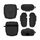 Custodia protettiva divisa per Bose QuietComfort Earbuds Big Shark 2 generazione (nera) Custodia protettiva divisa per Bose QuietComfort Earbuds Big Shark 2 generazione (nera)