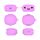 Custodia antipolvere per auricolari in silicone EarFun Air Pro 3 (viola chiaro) Custodia antipolvere per auricolari in silicone EarFun Air Pro 3 (viola chiaro)