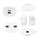 Custodia protettiva antipolvere impermeabile in silicone per cuffie JBL Vibe Beam (bianca) Custodia protettiva antipolvere impermeabile in silicone per cuffie JBL Vibe Beam (bianca)