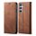 Per Samsung Galaxy S23 FE 5G Denim Texture Custodia orizzontale in pelle stile casual (marrone) Per Samsung Galaxy S23 FE 5G Denim Texture Custodia orizzontale in pelle stile casual (marrone)