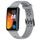 Per cinturino in silicone traspirante tinta unita Huawei Band 8 (grigio)