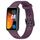 Per cinturino in silicone traspirante tinta unita Huawei Band 8 (viola)