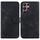 Custodia per telefono in pelle goffrata a forma di 7 per Samsung Galaxy S22 Ultra 5G (nera) Custodia per telefono in pelle goffrata a forma di 7 per Samsung Galaxy S22 Ultra 5G (nera)