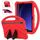 Per Samsung Galaxy Tab S9 Custodia per tablet antiurto EVA con supporto (rosso) Per Samsung Galaxy Tab S9 Custodia per tablet antiurto EVA con supporto (rosso)