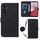 Per Samsung Galaxy S23 FE 5G Crossbody 3D Custodia per cellulare in pelle goffrata (nero) Per Samsung Galaxy S23 FE 5G Crossbody 3D Custodia per cellulare in pelle goffrata (nero)
