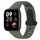 Per cinturino orologio in silicone con bottone a bottone Redmi Watch 3 (verde chiaro + nero) Per cinturino orologio in silicone con bottone a bottone Redmi Watch 3 (verde chiaro + nero)