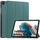 Per Samsung Galaxy Tab A9 Custer custodia per tablet in pelle con supporto a 3 pieghe in puro colore (verde scuro) Per Samsung Galaxy Tab A9 Custer custodia per tablet in pelle con supporto a 3 pieghe in puro colore (verde scuro)