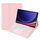 A810B-A Per Samsung Galaxy Tab S9+ Touch Pad Custodia per tablet in pelle con tastiera Bluetooth staccabile (rosa) A810B-A Per Samsung Galaxy Tab S9+ Touch Pad Custodia per tablet in pelle con tastiera Bluetooth staccabile (rosa)