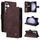 Per Samsung Galaxy S23 FE 5G Skin Feel Multi-Card Portafoglio Custodia in pelle con cerniera (marrone) Per Samsung Galaxy S23 FE 5G Skin Feel Multi-Card Portafoglio Custodia in pelle con cerniera (marrone)
