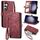 Custodia in pelle per Samsung Galaxy S23 FE 5G con cerniera geometrica e fibbia laterale (rosso) Custodia in pelle per Samsung Galaxy S23 FE 5G con cerniera geometrica e fibbia laterale (rosso)