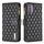 Per Nokia G42/G310 Diamond Lattice Zipper Wallet Custodia in pelle per cellulare (nero) Per Nokia G42/G310 Diamond Lattice Zipper Wallet Custodia in pelle per cellulare (nero)