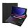 Custodia per tablet in pelle con retroilluminazione touch color caramella per Samsung Galaxy Tab S9 con portapenne (nero) Custodia per tablet in pelle con retroilluminazione touch color caramella per Samsung Galaxy Tab S9 con portapenne (nero)