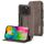 LC.IMEEKE Hon Ancient Series Custodia per cellulare in pelle flip per iPhone 15 (caffè) LC.IMEEKE Hon Ancient Series Custodia per cellulare in pelle flip per iPhone 15 (caffè)