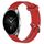 Per Xiaomi Watch S2 46mm 22mm Cinturino in silicone testurizzato con diamanti (rosso)