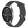 Per Xiaomi Mi Watch Color 22mm Cinturino in silicone testurizzato con diamanti (grigio scuro)