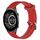 Per Xiaomi Haylou RT2 LS10 Cinturino per orologio in silicone testurizzato con diamanti da 22 mm (rosso) Per Xiaomi Haylou RT2 LS10 Cinturino per orologio in silicone testurizzato con diamanti da 22 mm (rosso)