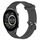 Per Xiaomi Haylou RT2 LS10 Cinturino per orologio in silicone testurizzato con diamanti da 22 mm (grigio scuro)