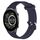 Per Xiaomi Haylou RT2 LS10 Cinturino per orologio in silicone testurizzato con diamanti da 22 mm (blu notte) Per Xiaomi Haylou RT2 LS10 Cinturino per orologio in silicone testurizzato con diamanti da 22 mm (blu notte)
