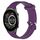 Per Xiaomi Haylou RT2 LS10 Cinturino per orologio in silicone testurizzato con diamanti da 22 mm (viola) Per Xiaomi Haylou RT2 LS10 Cinturino per orologio in silicone testurizzato con diamanti da 22 mm (viola)
