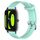 Per Xiaomi Haylou RS4 LS12 Cinturino per orologio in silicone testurizzato con diamanti da 22 mm (verde acqua) Per Xiaomi Haylou RS4 LS12 Cinturino per orologio in silicone testurizzato con diamanti da 22 mm (verde acqua)