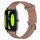 Per Xiaomi Haylou RS4 LS12 Cinturino per orologio in silicone testurizzato con diamanti da 22 mm (marrone)