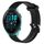 Per Garmin Forerunner 265 22mm cinturino in silicone testurizzato con diamanti (nero)