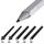 Per Microsoft Surface Pro 4/5/6/7/Book/Pro X 2 pezzi 2 H + 3 pezzi ricarica pennino HB Per Microsoft Surface Pro 4/5/6/7/Book/Pro X 2 pezzi 2 H + 3 pezzi ricarica pennino HB