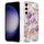 Per Samsung Galaxy S23 FE 5G Custodia per telefono in TPU serie IMD con fiori e piante (peonia viola) Per Samsung Galaxy S23 FE 5G Custodia per telefono in TPU serie IMD con fiori e piante (peonia viola)