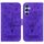 Per Samsung Galaxy S23 FE 5G Custodia in pelle goffrata farfalla rosa (viola) Per Samsung Galaxy S23 FE 5G Custodia in pelle goffrata farfalla rosa (viola)