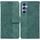 Custodia per telefono in pelle goffrata geometrica per Samsung Galaxy S23 FE 5G (verde) Custodia per telefono in pelle goffrata geometrica per Samsung Galaxy S23 FE 5G (verde)
