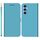 Per Samsung Galaxy S23 FE 5G Custodia in pelle con superficie a specchio imitata (blu) Per Samsung Galaxy S23 FE 5G Custodia in pelle con superficie a specchio imitata (blu)