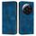 Per Xiaomi 13 Ultra Dream Custodia in pelle a triangolo con cordino (blu)