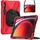 Custodia per tablet PC ibrida in silicone per Samsung Galaxy Tab S9 / S8 / S7 con supporto e tracolla (rosso) Custodia per tablet PC ibrida in silicone per Samsung Galaxy Tab S9 / S8 / S7 con supporto e tracolla (rosso)