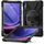 Per Samsung Galaxy Tab S9 / S8 / S7 Impugnatura rotante Custodia per tablet in TPU + PC (nero) Per Samsung Galaxy Tab S9 / S8 / S7 Impugnatura rotante Custodia per tablet in TPU + PC (nero)