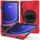 Per Samsung Galaxy Tab S9+ / S8+ Impugnatura rotante Custodia per tablet in TPU + PC (rosso) Per Samsung Galaxy Tab S9+ / S8+ Impugnatura rotante Custodia per tablet in TPU + PC (rosso)