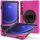 Per Samsung Galaxy Tab S9+ / S8+ Impugnatura rotante Custodia per tablet in TPU + PC (rosa rossa) Per Samsung Galaxy Tab S9+ / S8+ Impugnatura rotante Custodia per tablet in TPU + PC (rosa rossa)