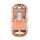 HXSJ T900 Mouse da gioco wireless a tre modalità con magnete trasparente (arancione)