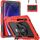 Per Samsung Galaxy Tab S9+ / S8+ Custodia in silicone + tablet PC (rosso + nero) Per Samsung Galaxy Tab S9+ / S8+ Custodia in silicone + tablet PC (rosso + nero)
