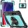 Per Samsung Galaxy Tab S9+ / S8+ Custodia in silicone + tablet PC (nero + azzurro) Per Samsung Galaxy Tab S9+ / S8+ Custodia in silicone + tablet PC (nero + azzurro)